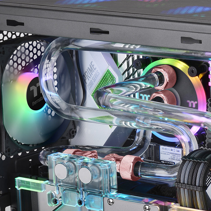 Pacific G1/4 PETG Tube 16mm OD硬管管接頭 – 玫瑰金色 (六顆組合包)