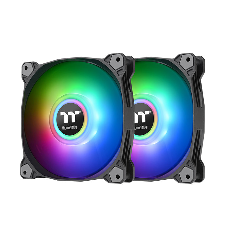 Pure Duo 14 ARGB水冷排主板連動風扇(雙顆包裝)-黑