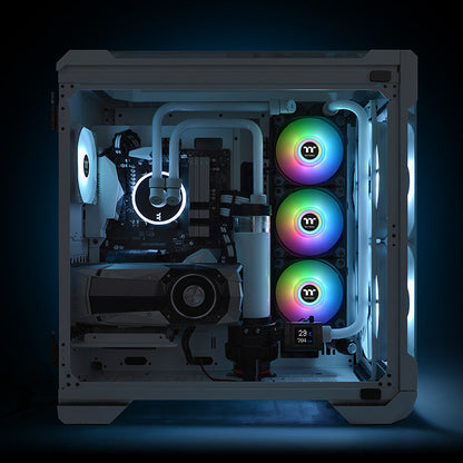 Pure Duo 12 ARGB水冷排主板連動風扇(雙顆包裝)-黑