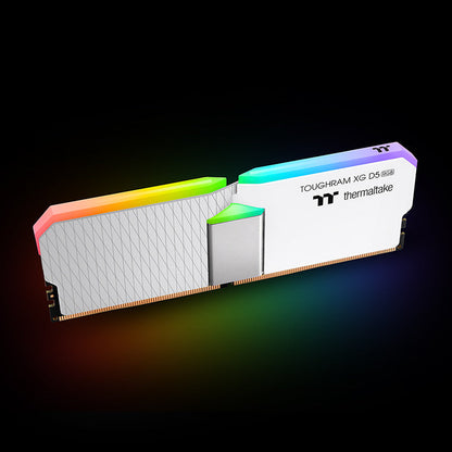 鋼影TOUGHRAM XG RGB D5 記憶體 DDR5 5600MT/s 32GB (16GB x2)-白色