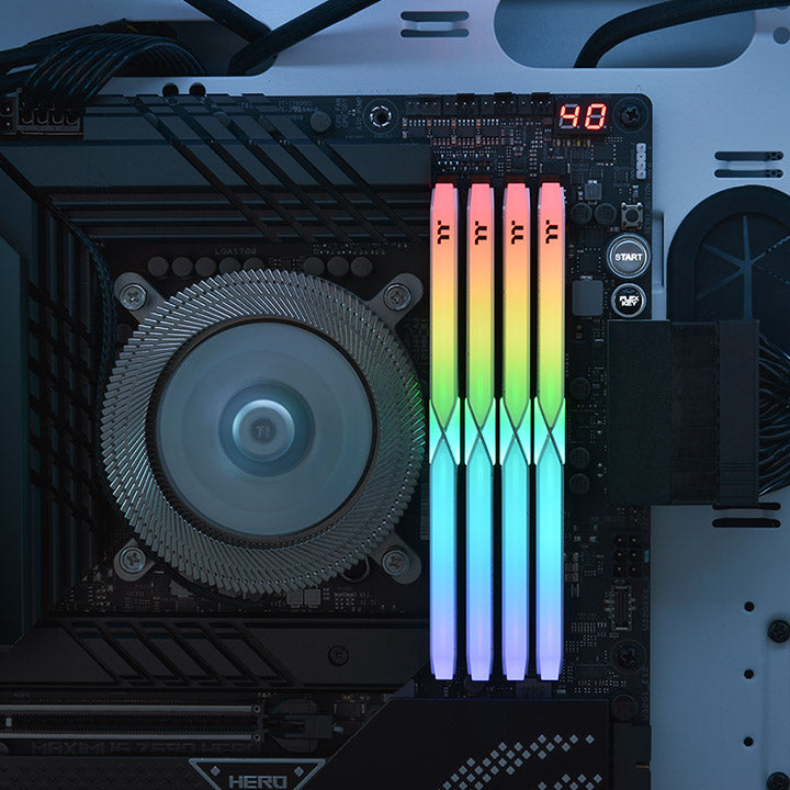鋼影TOUGHRAM XG RGB D5 記憶體 DDR5 8000MT/s 32GB (16GB x2) – 白色