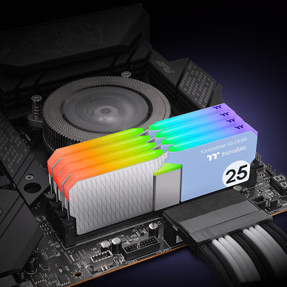 鋼影TOUGHRAM XG RGB D5 記憶體 DDR5 5600MT/s 32GB (16GB x2) – 繡球花藍