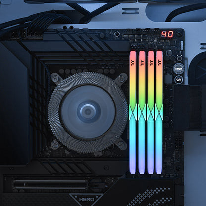 鋼影TOUGHRAM XG RGB D5 記憶體 DDR5 5600MT/s 32GB (16GB x2) – 繡球花藍