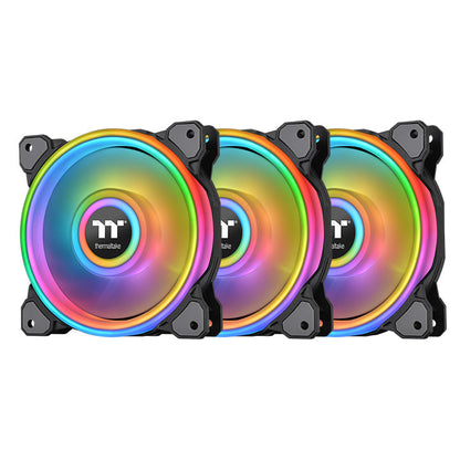 Riing Quad 14 RGB 水冷排風扇TT Premium頂級版 (三顆風扇包裝)