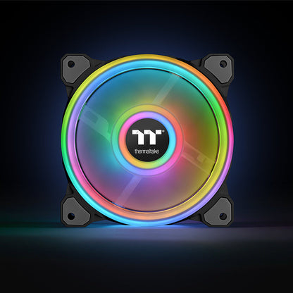 Riing Quad 12 RGB 水冷排風扇TT Premium頂級版-單顆風扇包裝 (不含控制盒)