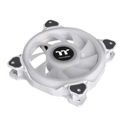 Riing Quad 12 RGB 水冷排風扇TT Premium頂級版 (三顆風扇包裝) - 白色