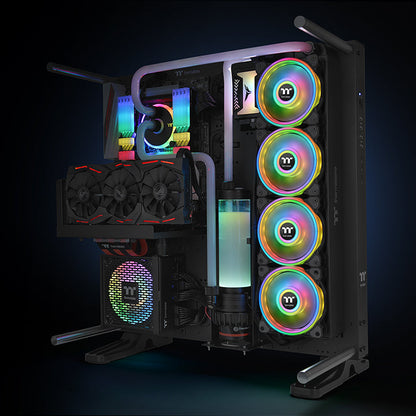 Riing Quad 14 RGB 水冷排風扇TT Premium頂級版 (三顆風扇包裝)