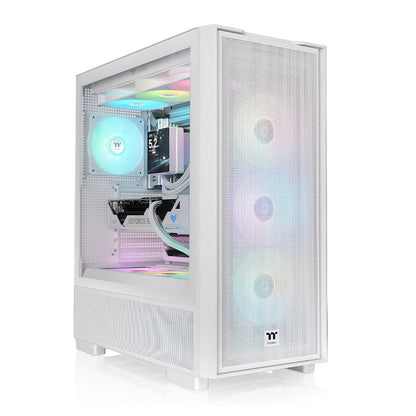 鋼煉 S380 TG ARGB 中直立式機殼 雪白版