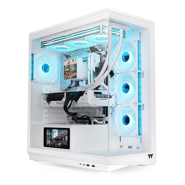 Stage 450 TG ARGB 中直立式機殼 雪白版