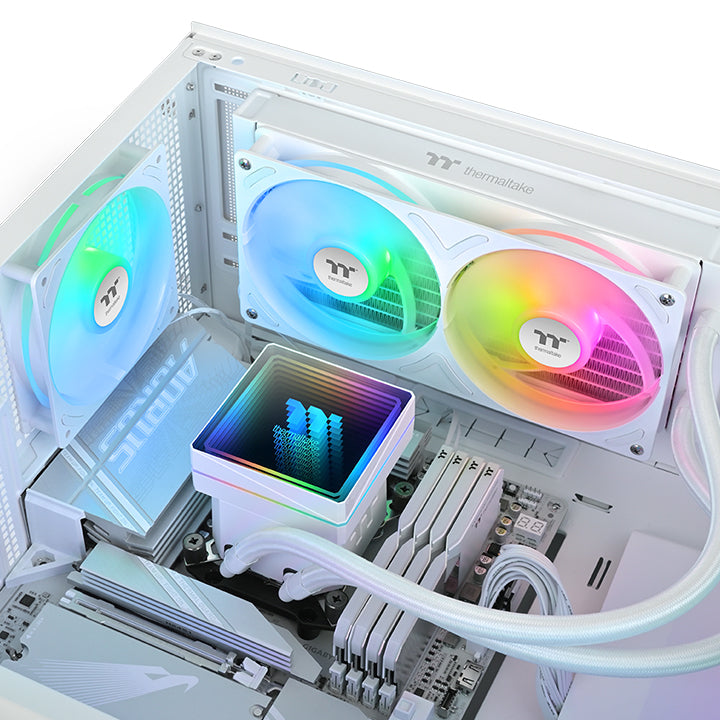 TH240 V3 ARGB Sync一體式水冷散熱器 - 雪白版