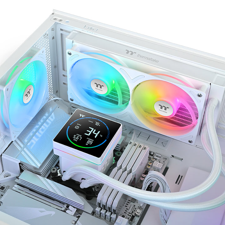 TH240-S V3 ARGB Sync一體式水冷散熱器 - 雪白版