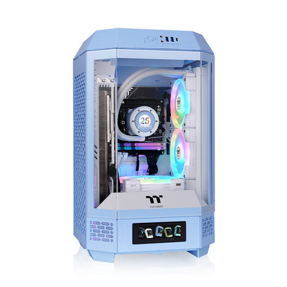 透視 The Tower 250 迷你機殼 繡球花藍