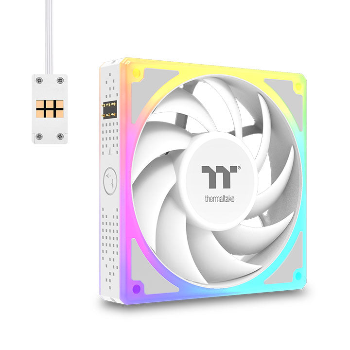 TOUGHFAN EX 120 ARGB主板連動系統散熱風扇 (三顆包) – 白色