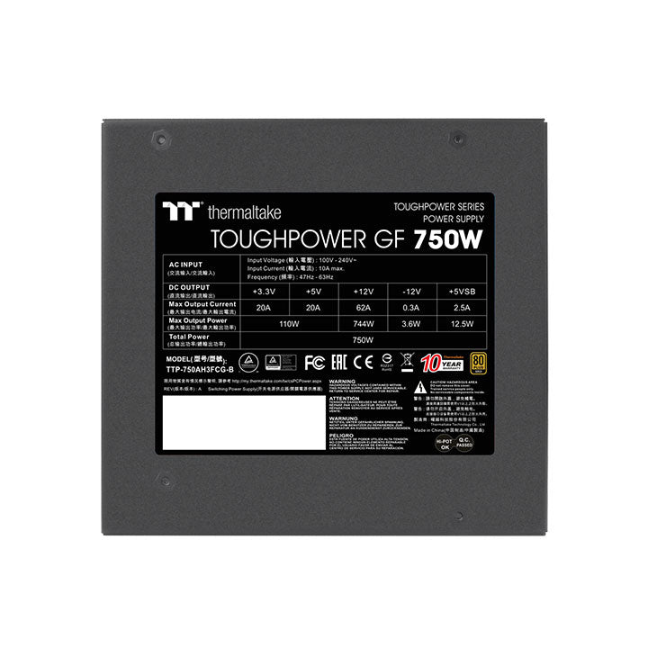 鋼影 Toughpower GF 750W 金牌認證電源 (台灣限定)