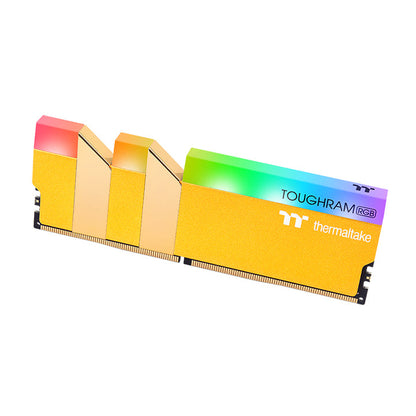 鋼影TOUGHRAM RGB記憶體  DDR4 3600MHz 16GB (8GB x2)-尊爵金