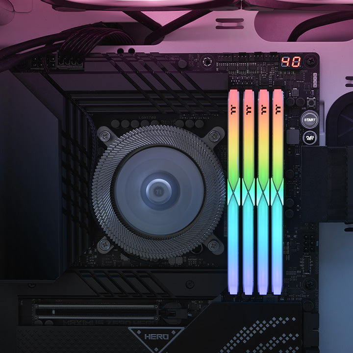 鋼影TOUGHRAM XG RGB D5 記憶體 DDR5 6000MT/s 32GB (16GB x2) – 泡泡粉