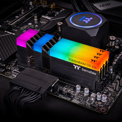 鋼影TOUGHRAM RGB D5 記憶體 DDR5 6400MT/s 32GB (16GB x2) – 黑