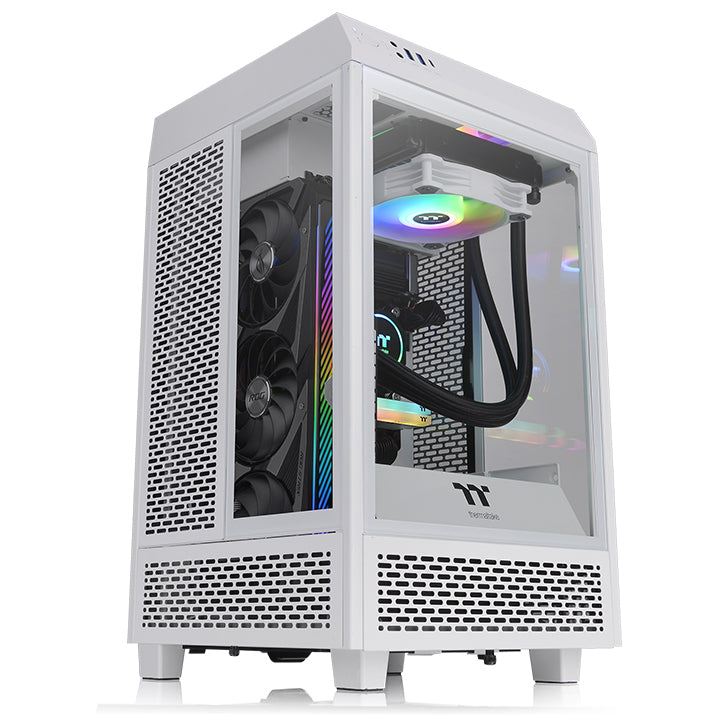 透視 The Tower 100 全景直立式迷你機殼 雪白版