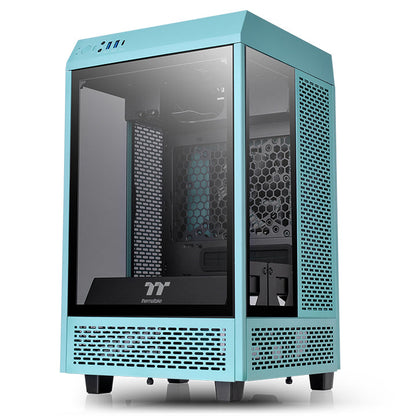 透視 The Tower 100 全景直立式迷你機殼 松石綠