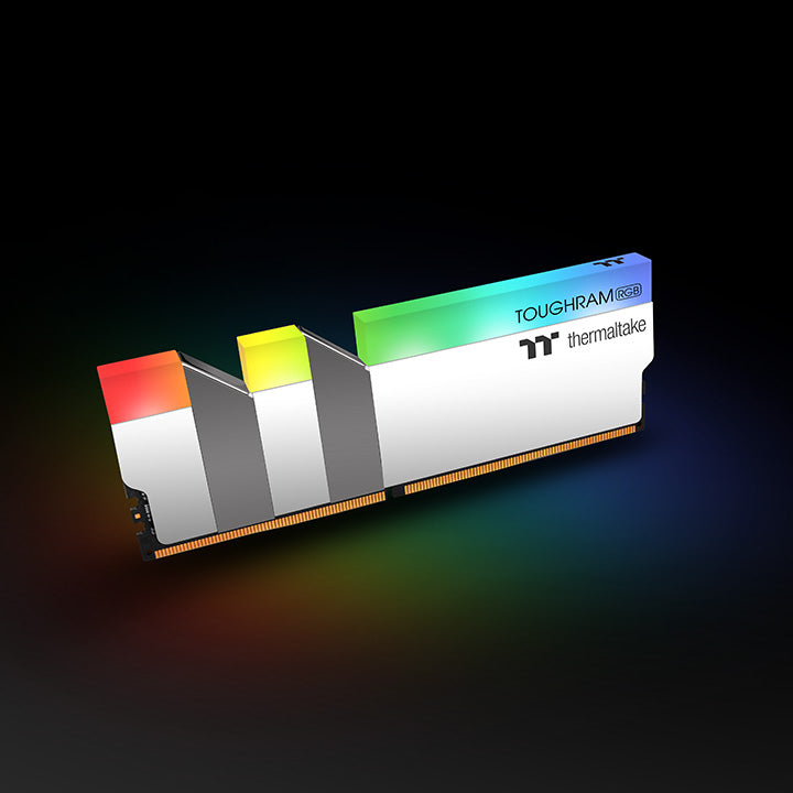 鋼影 TOUGHRAM RGB 記憶體 DDR4 3200MHz 16GB  白色 (8GB x 2)