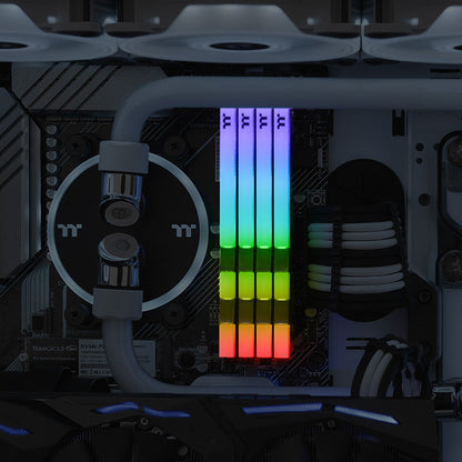鋼影 TOUGHRAM RGB 記憶體 DDR4 3200MHz 32GB (16GB x 2)-白色