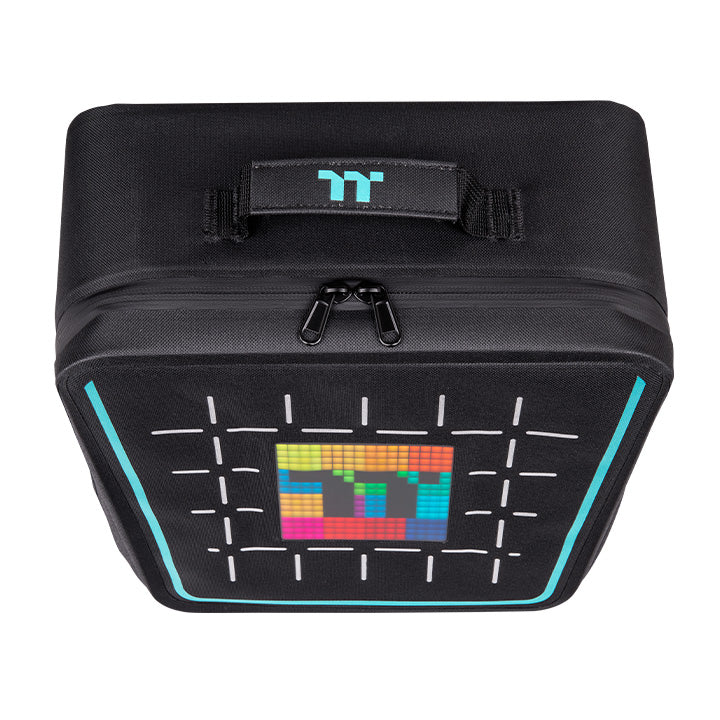曜越 TT150 LED 發光像素都會通勤中包-黑