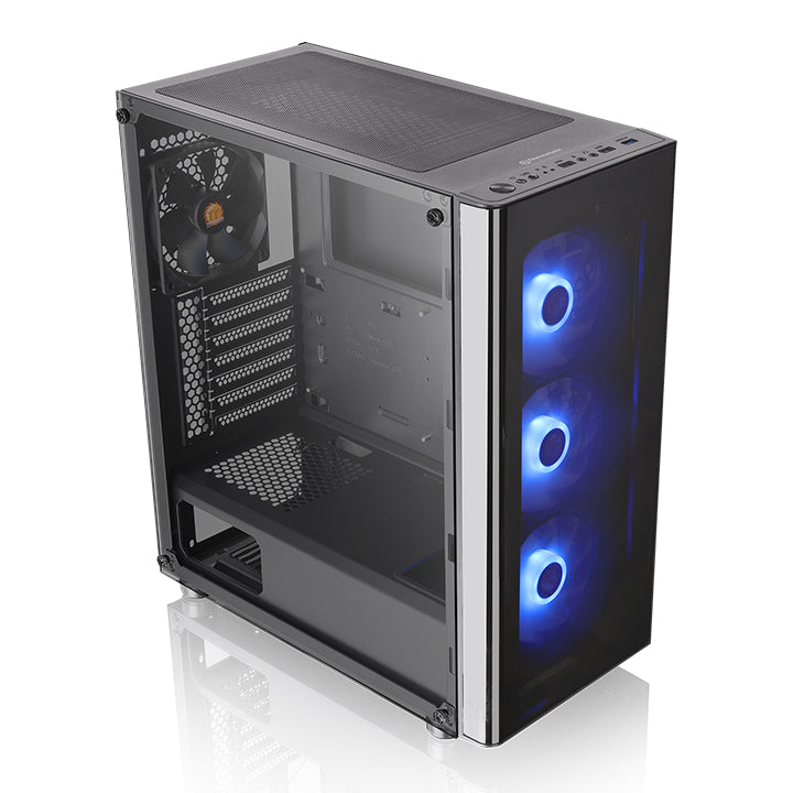 鋼粹 V200 TG RGB強化玻璃中直立式機殼