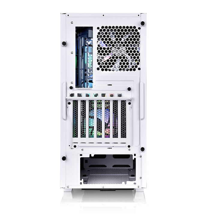 鋼粹 V350 TG ARGB Air 強化玻璃中直立式機殼 雪白版