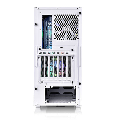 鋼粹 V350 TG ARGB Air 強化玻璃中直立式機殼 雪白版