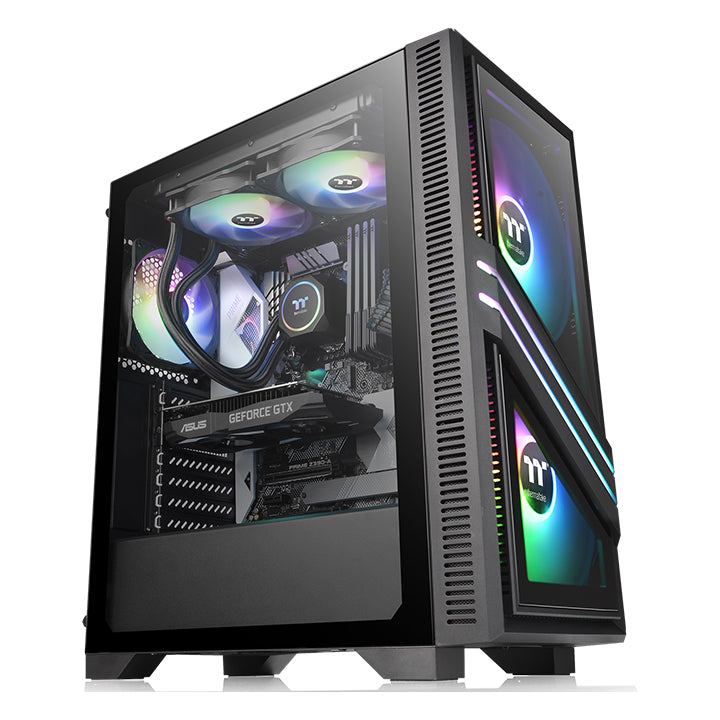Versa T35 RGB 強化玻璃中直立式機殼