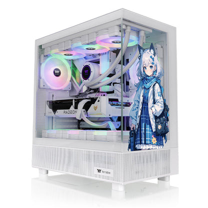 光透 View 270 SP Edition 強化玻璃中直立式機殼 雪白版