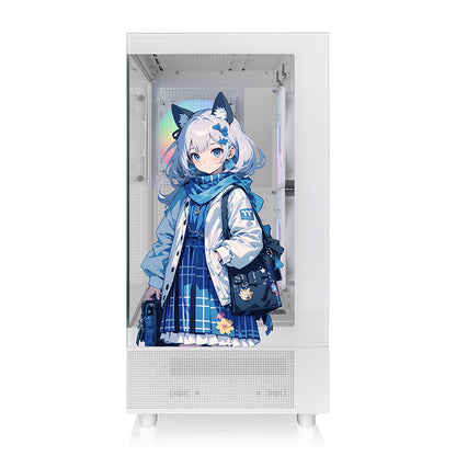 光透 View 270 SP Edition 強化玻璃中直立式機殼 雪白版