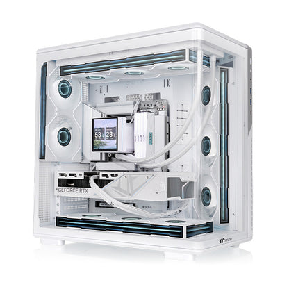 光透 View 590 TG ARGB 中直立式機殼 雪白版
