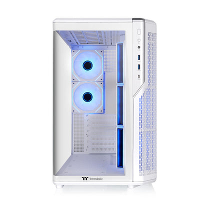 光透 View 590 TG ARGB 中直立式機殼 雪白版