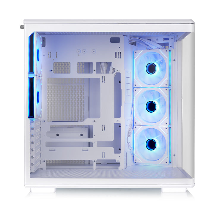 光透 View 590 TG ARGB 中直立式機殼 雪白版