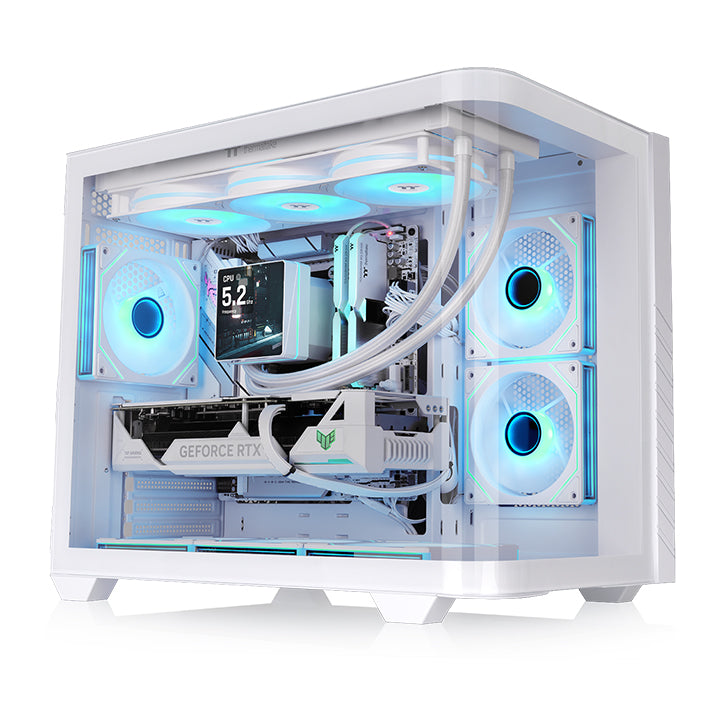 Vision 330 CR ARGB 中直立式機殼 雪白版