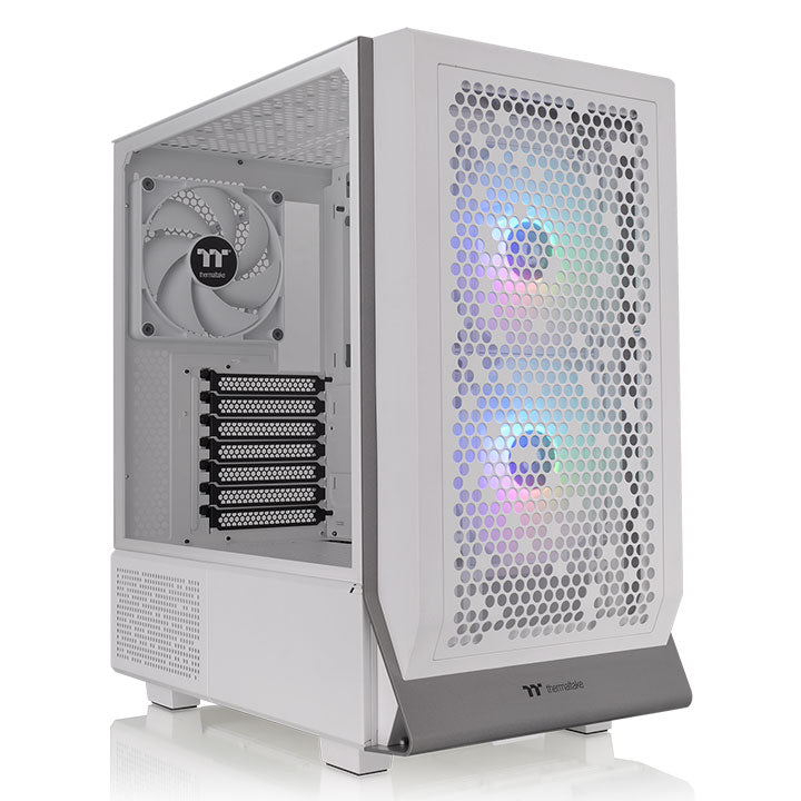 勁透 Ceres 300 TG ARGB 中直立式機殼 雪白版