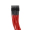 20+4Pin ATX單編織網線材 – 紅色