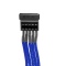 SATA單編織網線材 – 藍色