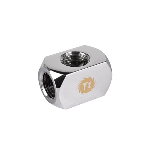 Pacific 4-Way G1/4 Connector Block - Chrome