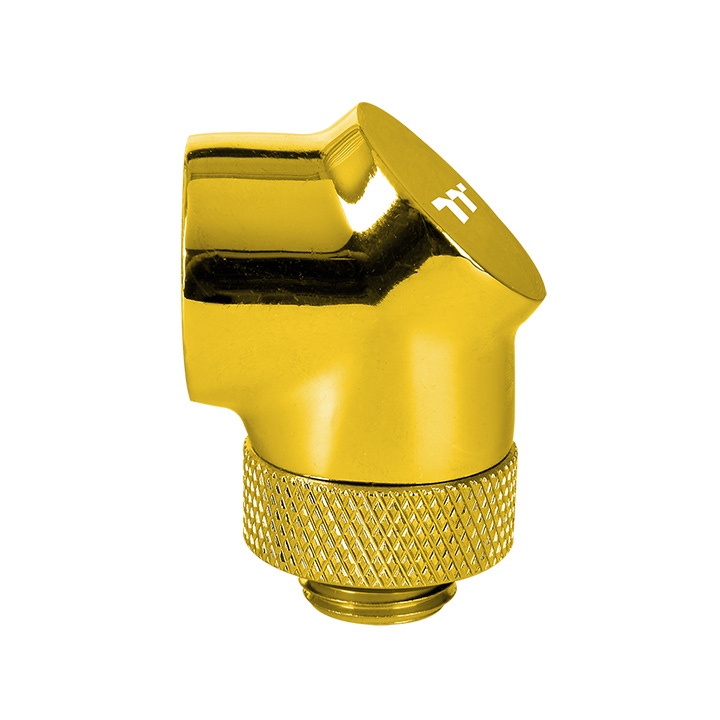 Pacific G1/4 90 Degree Adapter – Gold