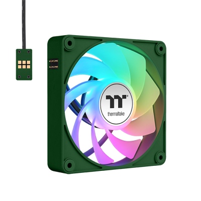 CT140 EX反轉扇葉ARGB主板連動系統散熱風扇 (三顆包) – 競速綠